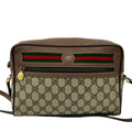 Ophidia Shoulder Bag GG Coated Canvas Small