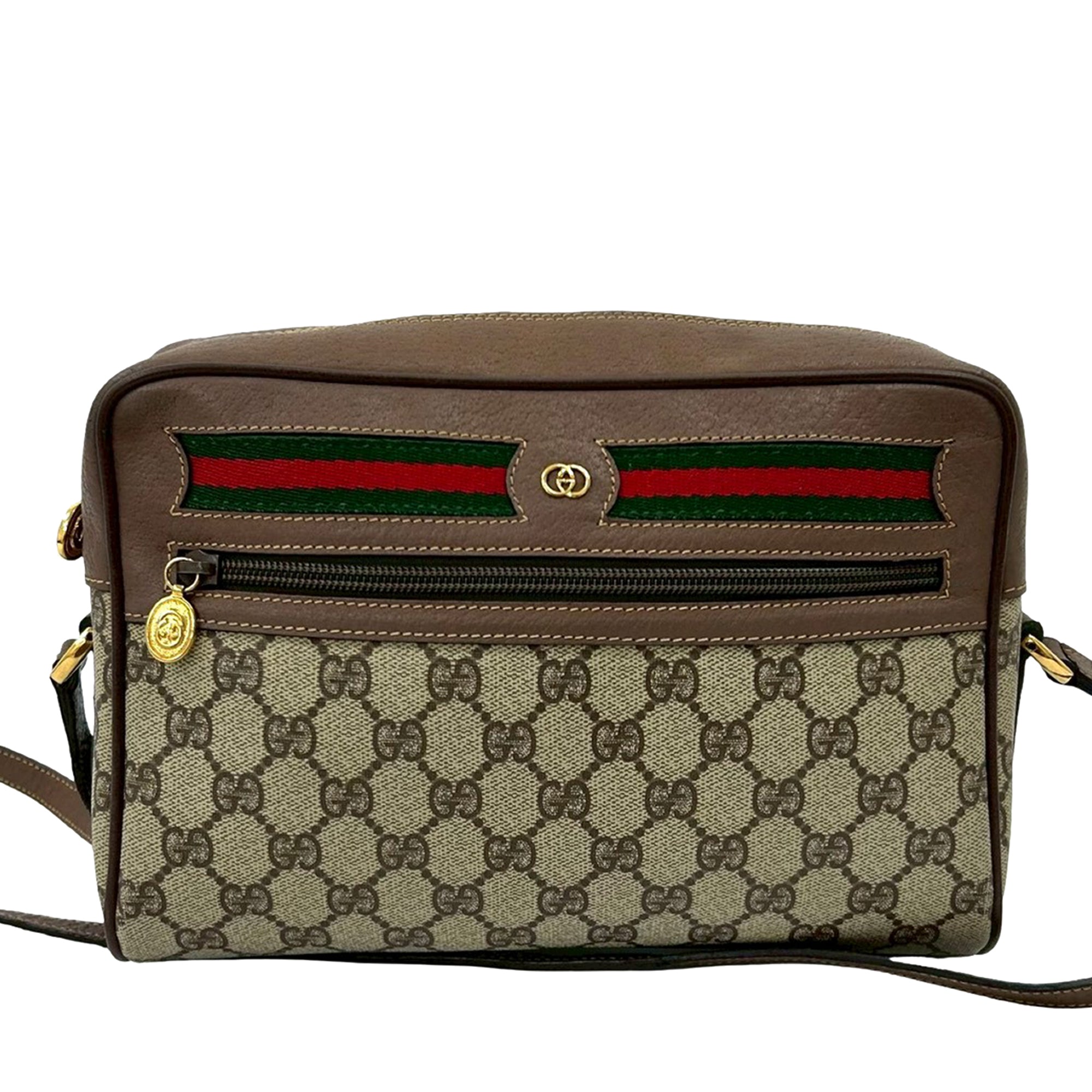 Ophidia Shoulder Bag GG Coated Canvas Small