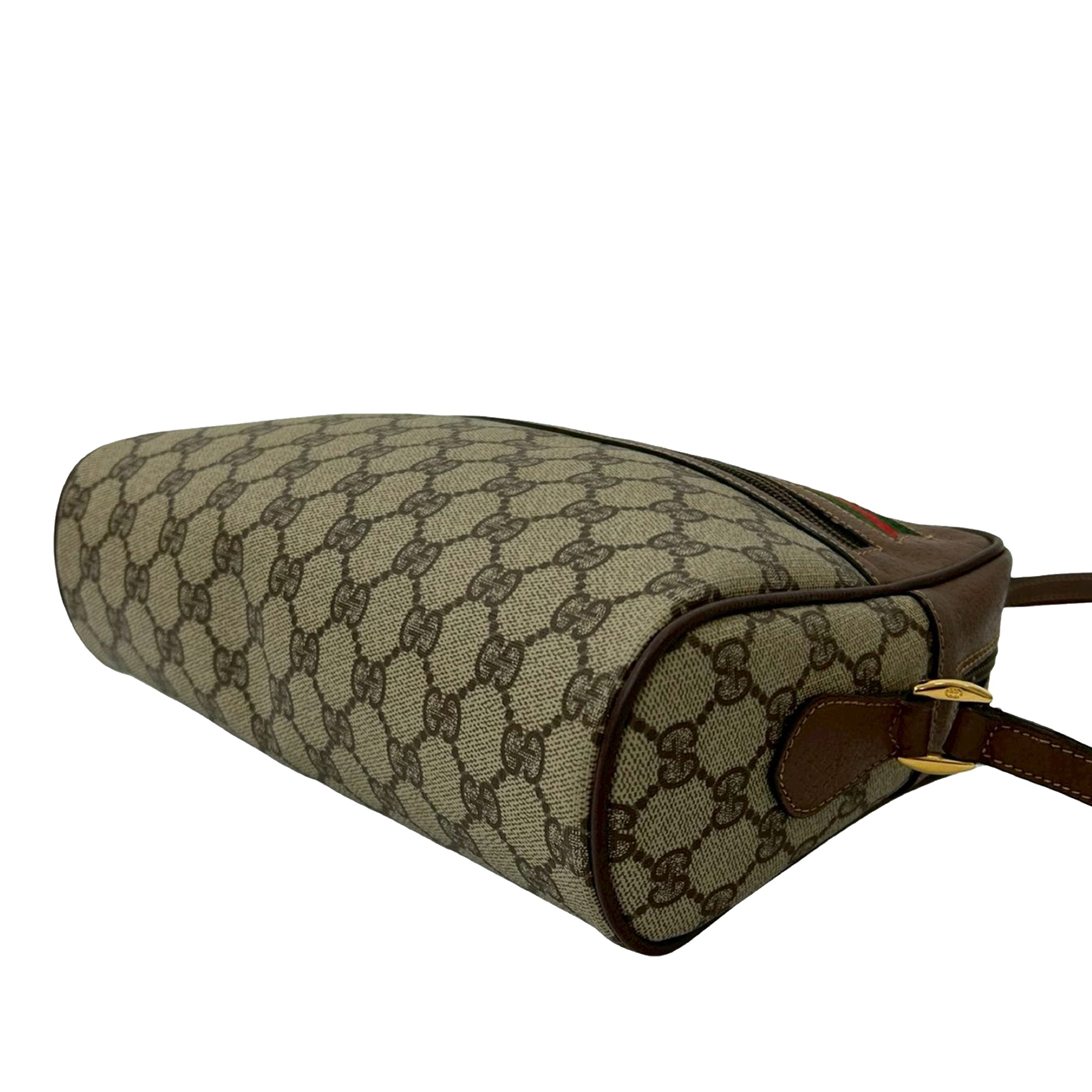 Ophidia Shoulder Bag GG Coated Canvas Small