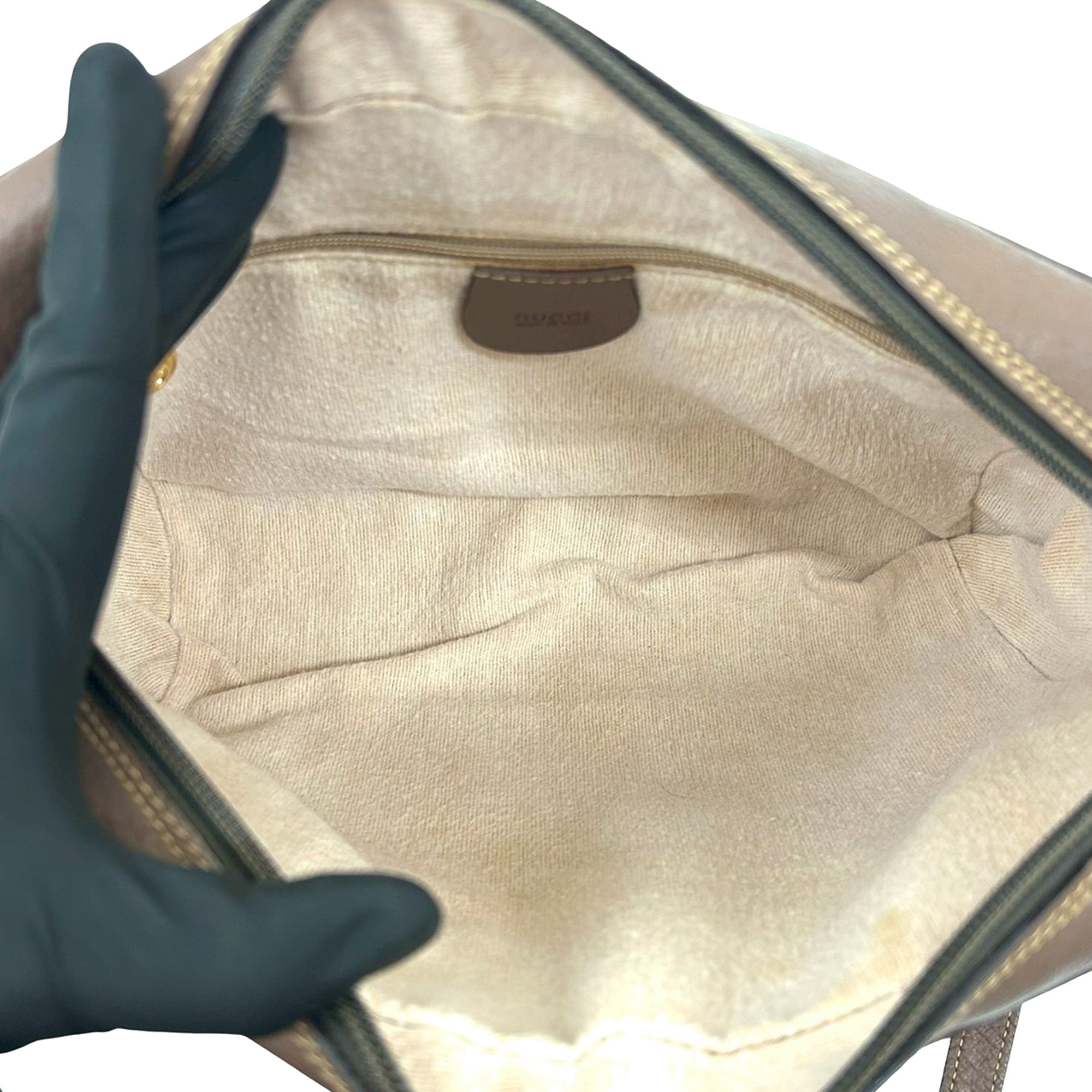 Ophidia Shoulder Bag GG Coated Canvas Small
