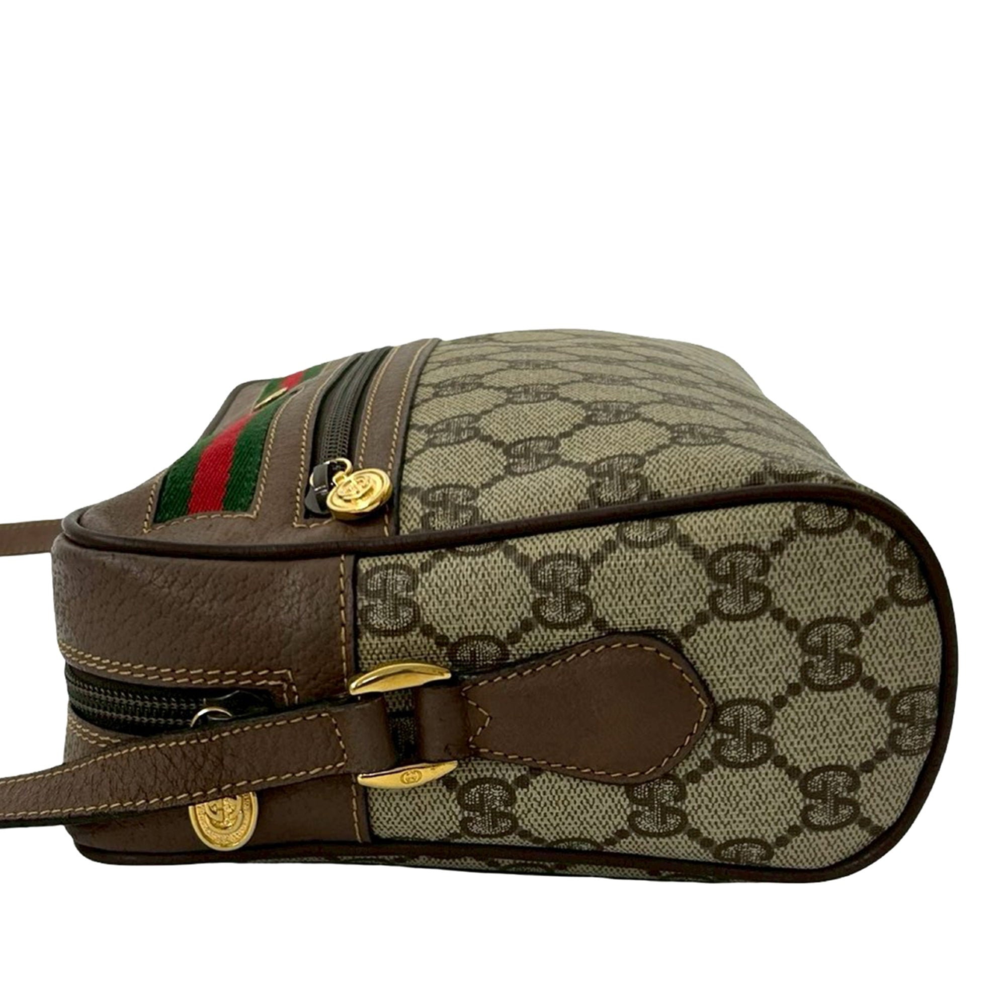Ophidia Shoulder Bag GG Coated Canvas Small