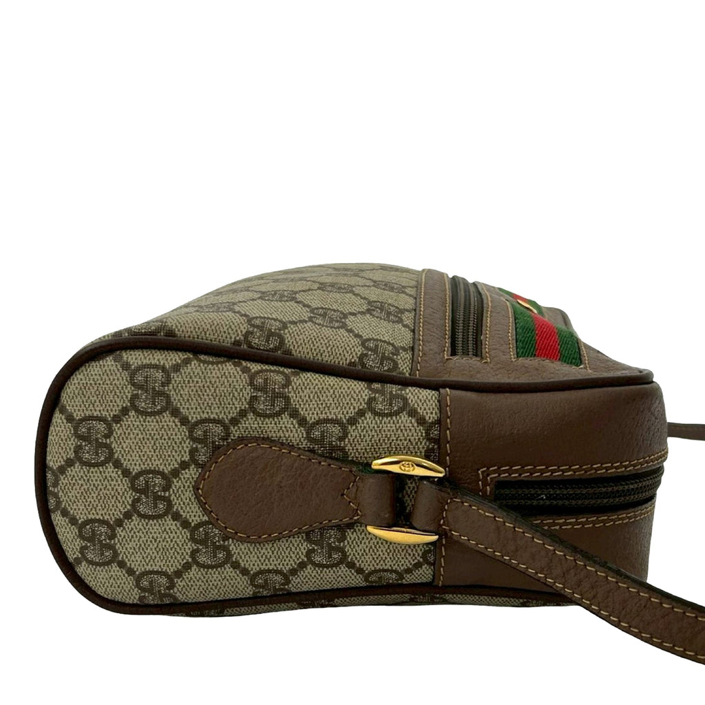 Ophidia Shoulder Bag GG Coated Canvas Small