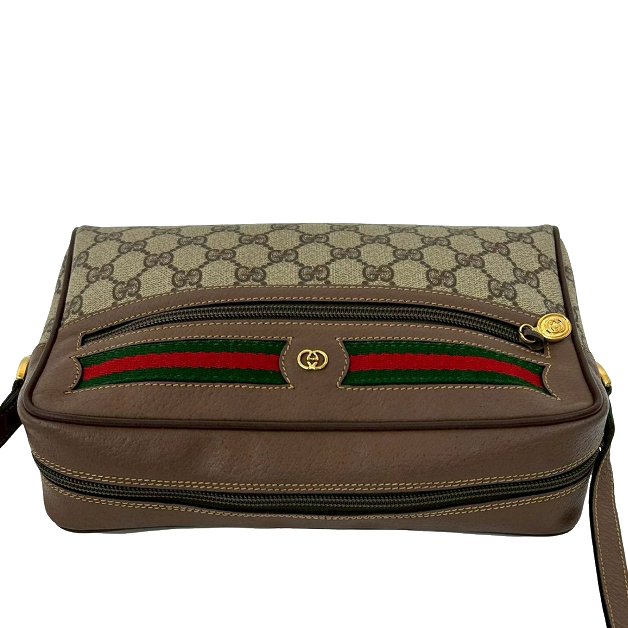 Ophidia Shoulder Bag GG Coated Canvas Small