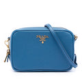 Camera Shoulder Bag Saffiano Leather Mini
