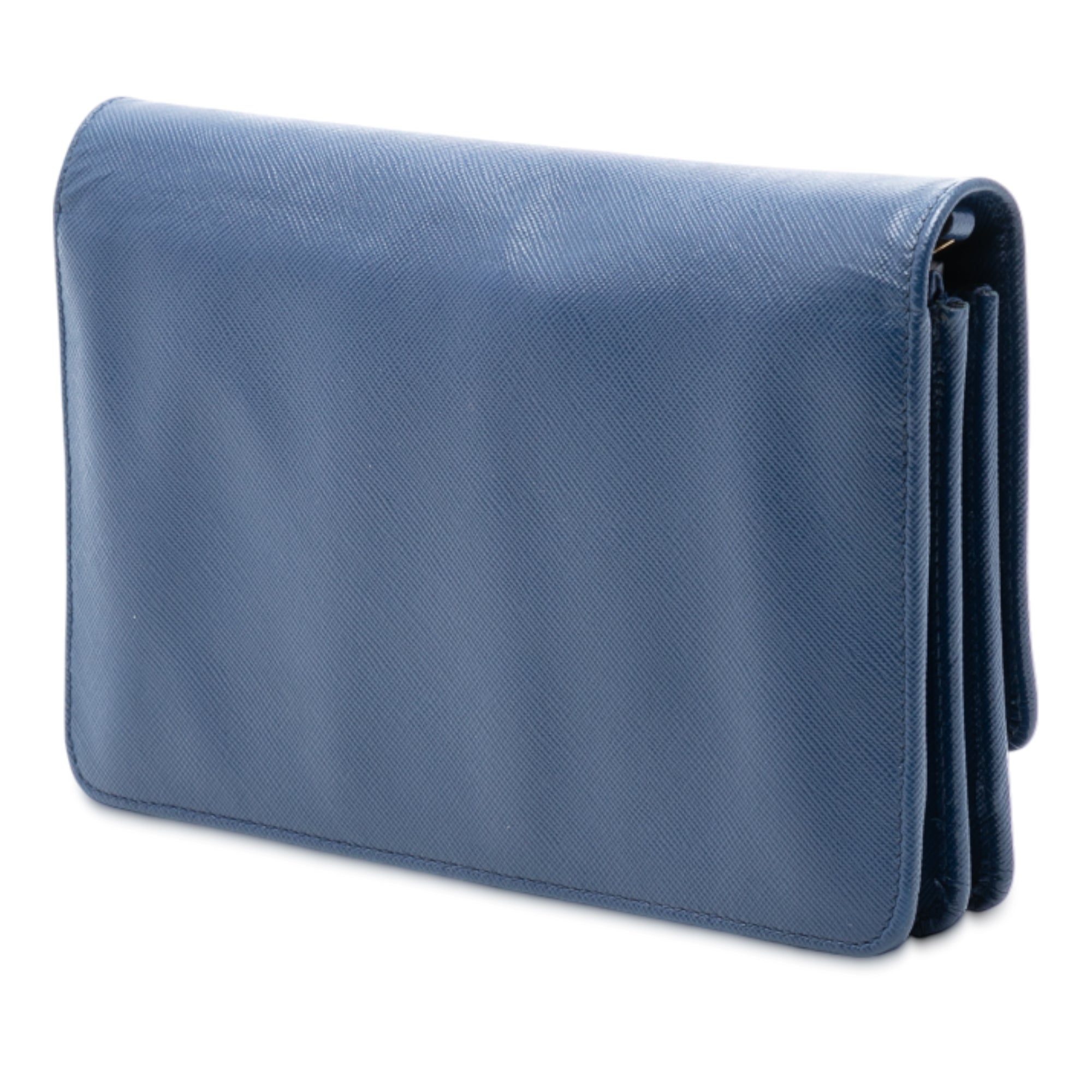Chain Wallet Crossbody Saffiano Leather
