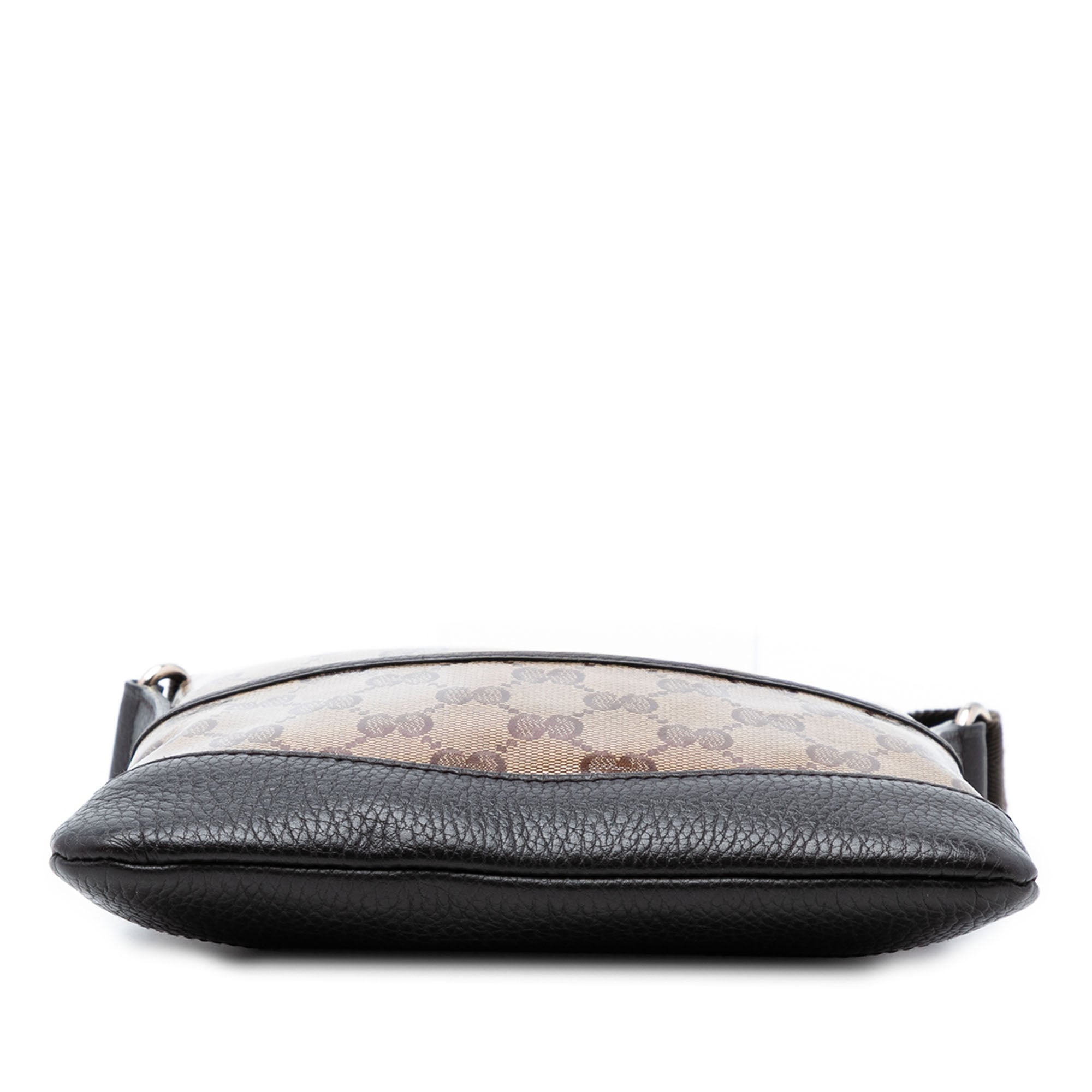 Zip Messenger Bag GG Coated Canvas Small