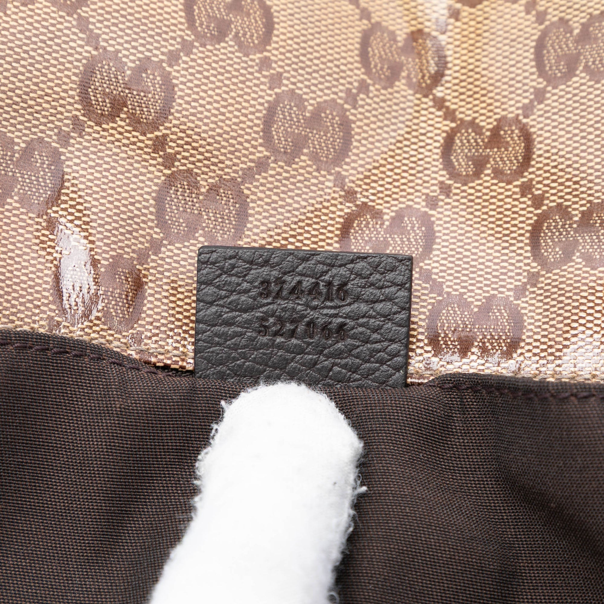 Zip Messenger Bag GG Coated Canvas Small