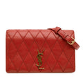 Angie Chain Shoulder Bag Quilted Leather Small