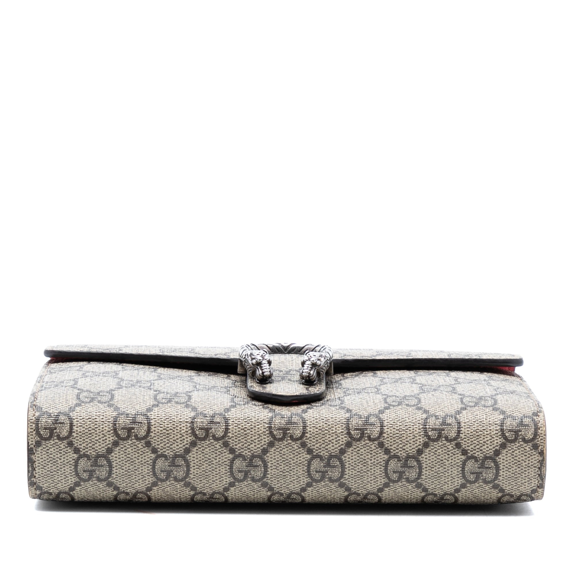 Dionysus Chain Wallet GG Coated Canvas Small