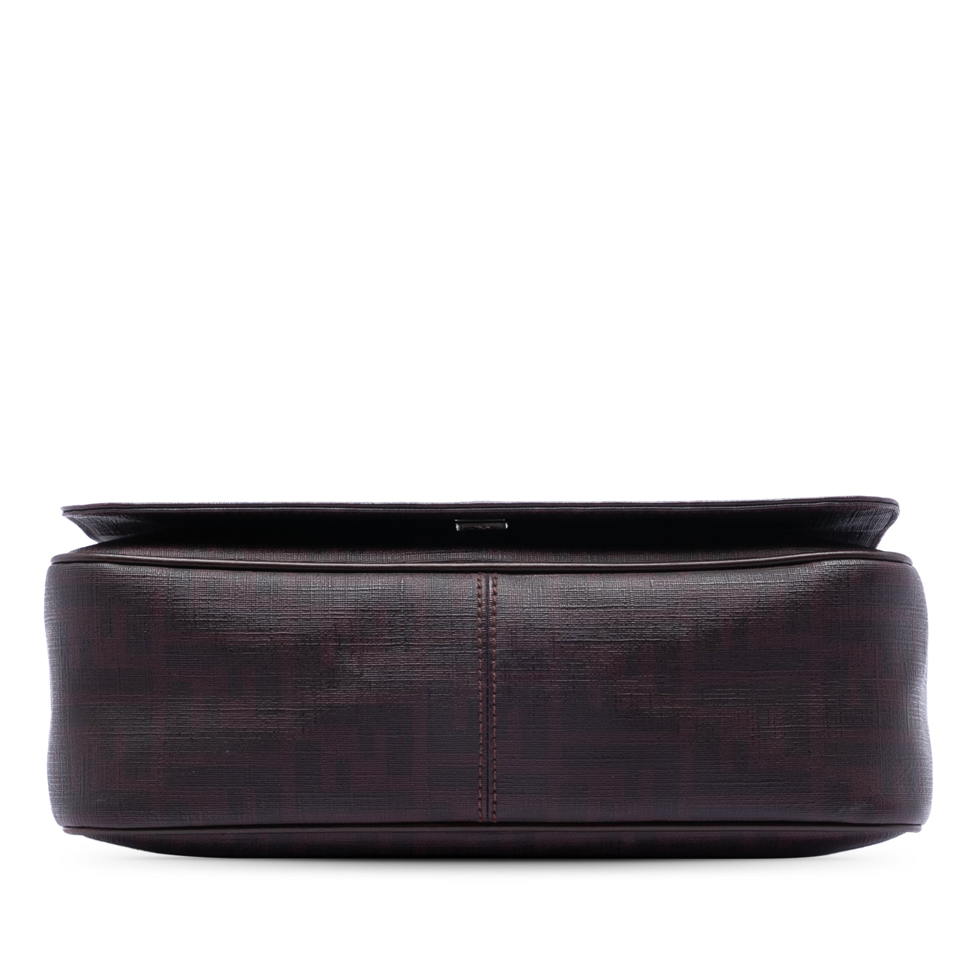 Flap Messenger Bag Zucca Coated Canvas Medium