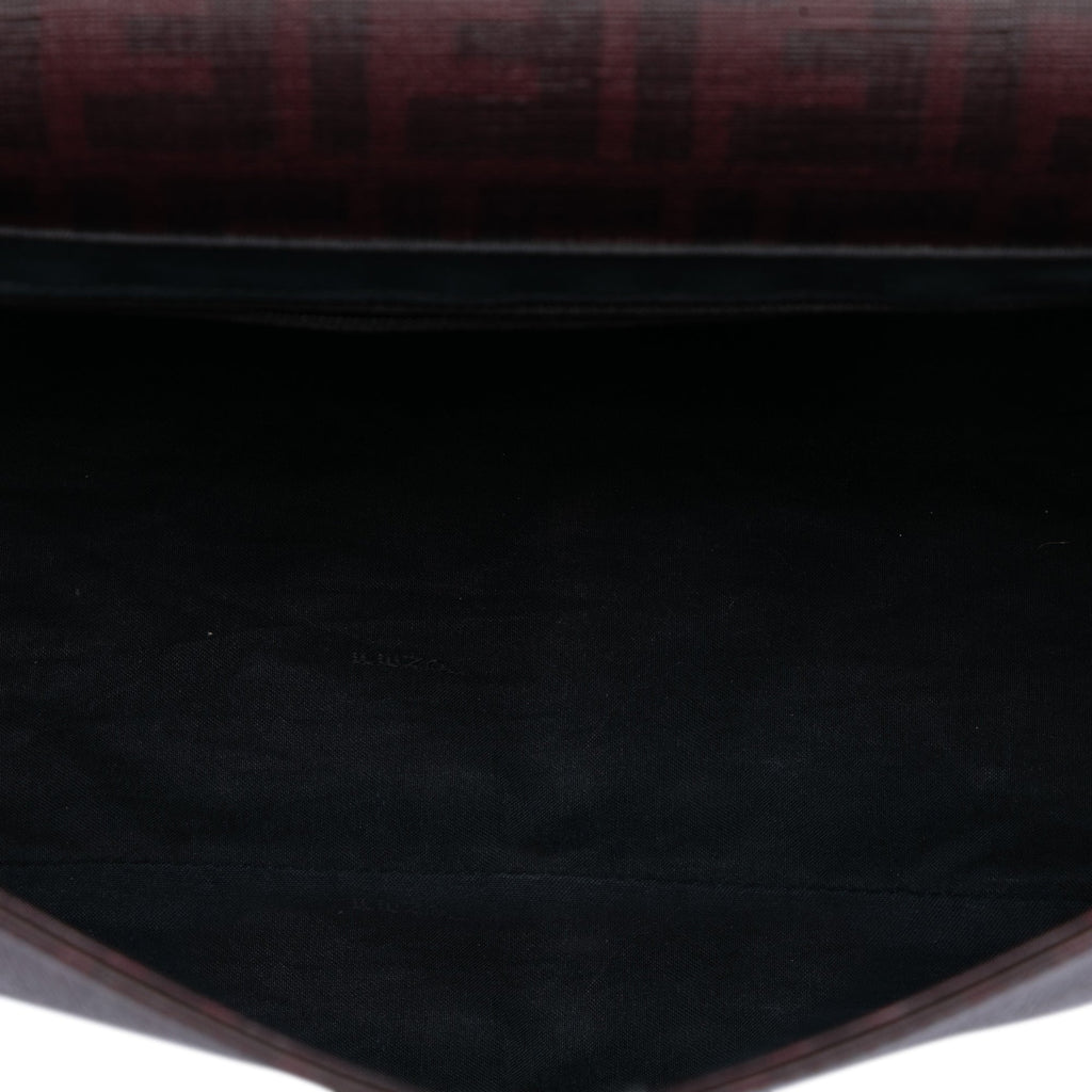Flap Messenger Bag Zucca Coated Canvas Medium