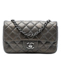 Classic Single Flap Bag Quilted Caviar Mini