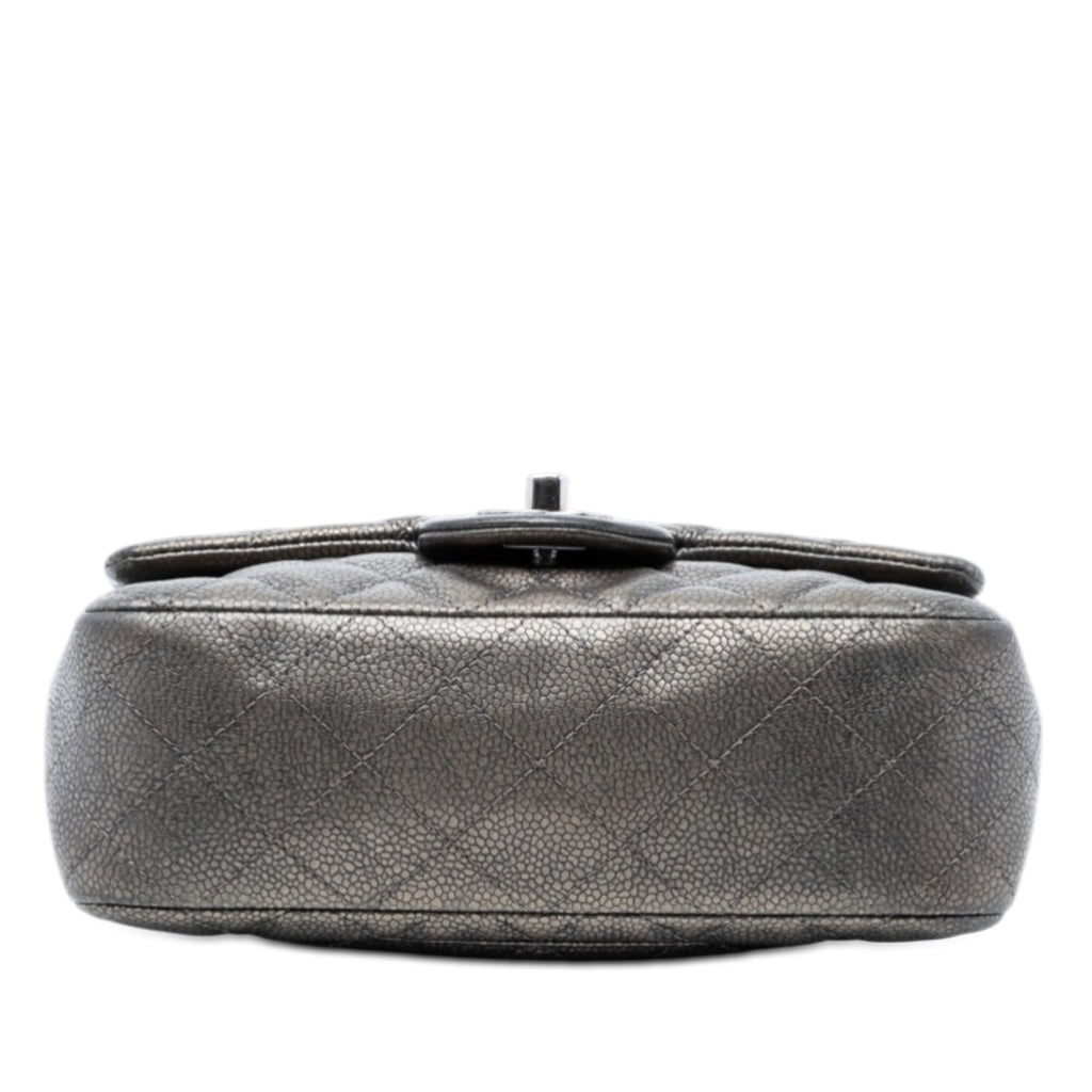 Classic Single Flap Bag Quilted Caviar Mini