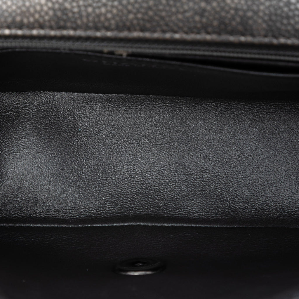 Classic Single Flap Bag Quilted Caviar Mini