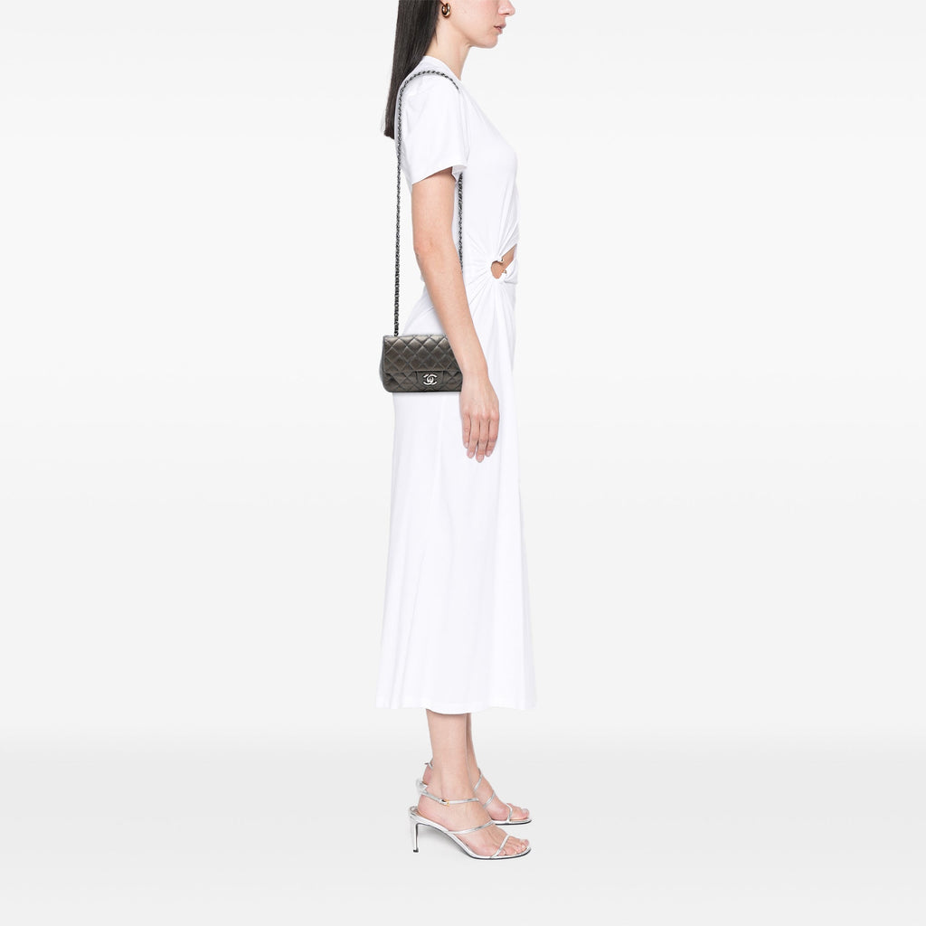 Classic Single Flap Bag Quilted Caviar Mini