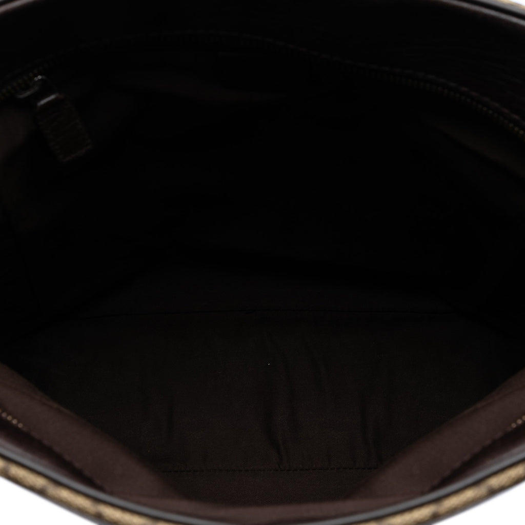 Front Zip Messenger GG Coated Canvas Medium