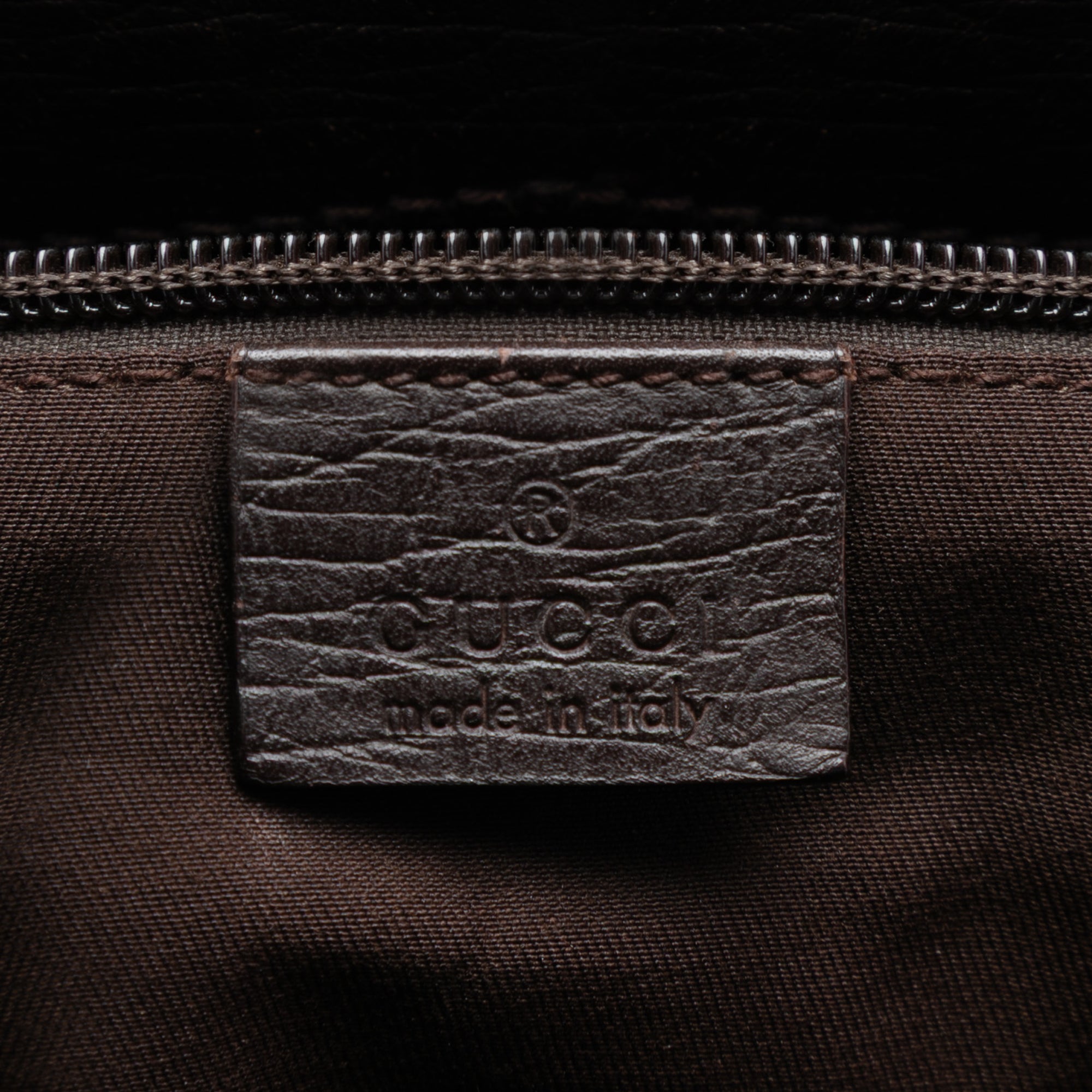 Front Zip Messenger GG Coated Canvas Medium