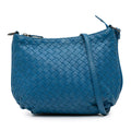 Saddle Zip Messenger Bag Intrecciato Nappa Small