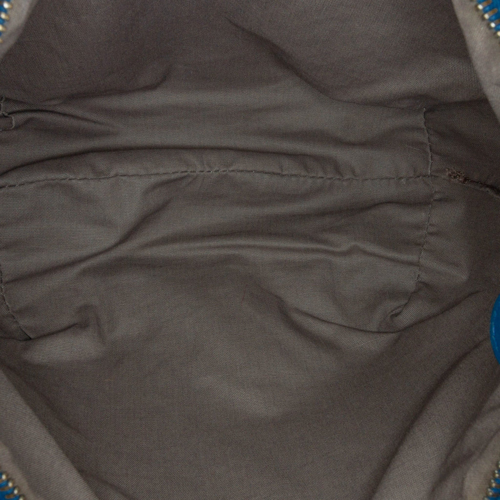 Saddle Zip Messenger Bag Intrecciato Nappa Small