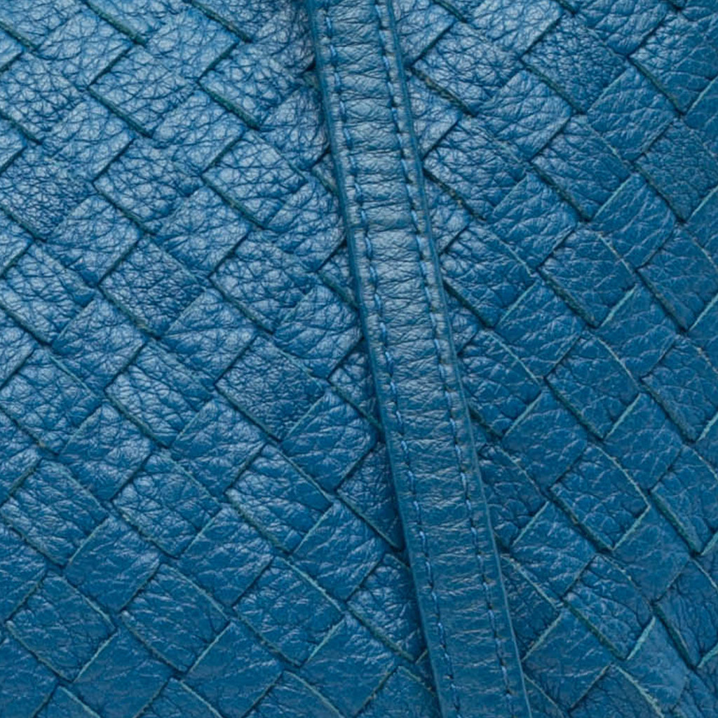 Saddle Zip Messenger Bag Intrecciato Nappa Small