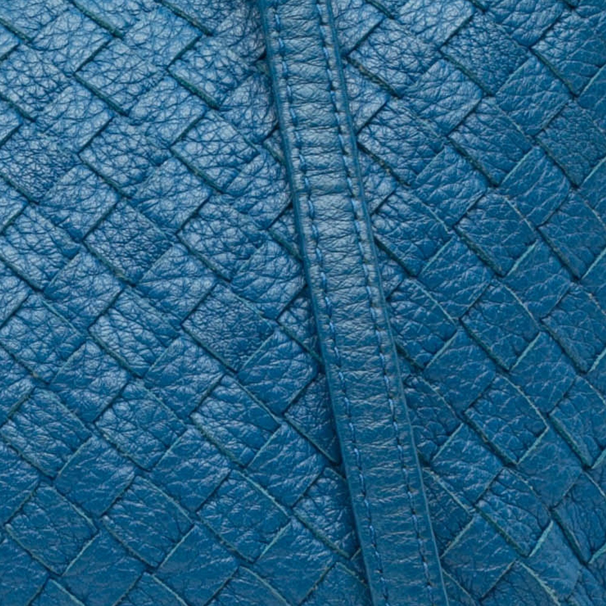 Saddle Zip Messenger Bag Intrecciato Nappa Small