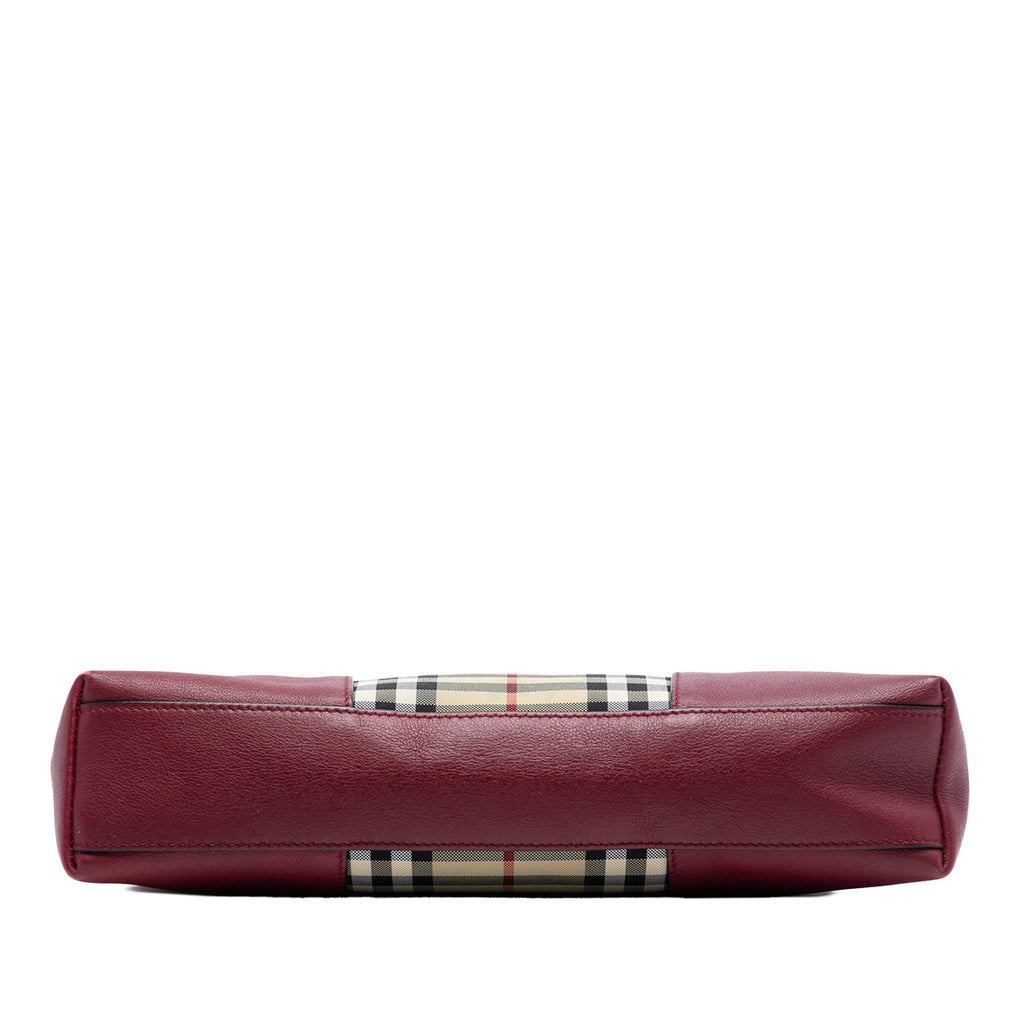 Chichester Crossbody Bag Horseferry Check Canvas and Leather Small