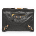 Flat Crossbody Giant Studs Leather