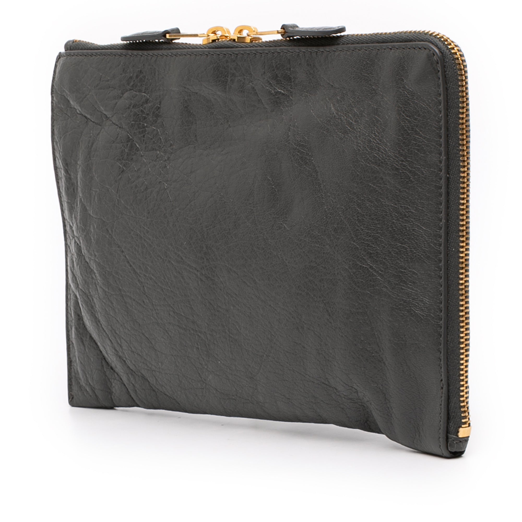 Flat Crossbody Giant Studs Leather