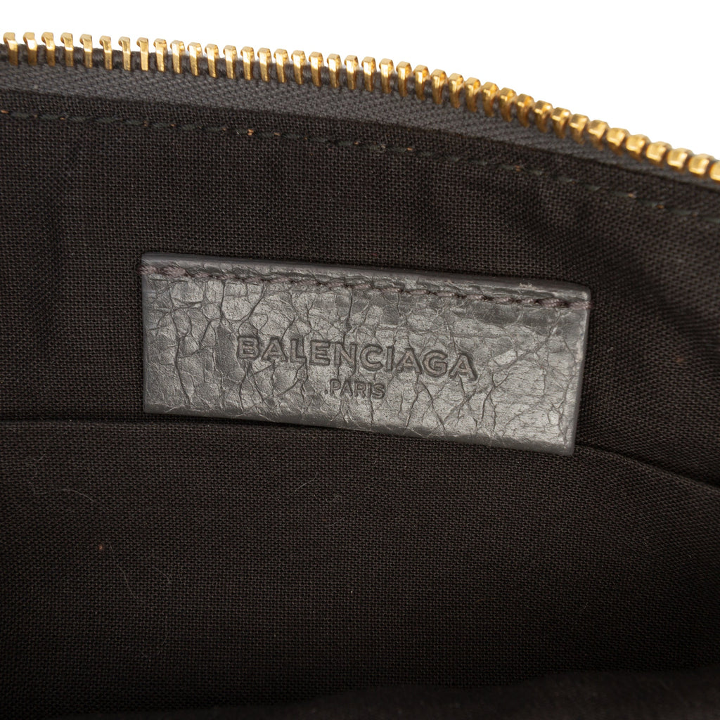 Flat Crossbody Giant Studs Leather