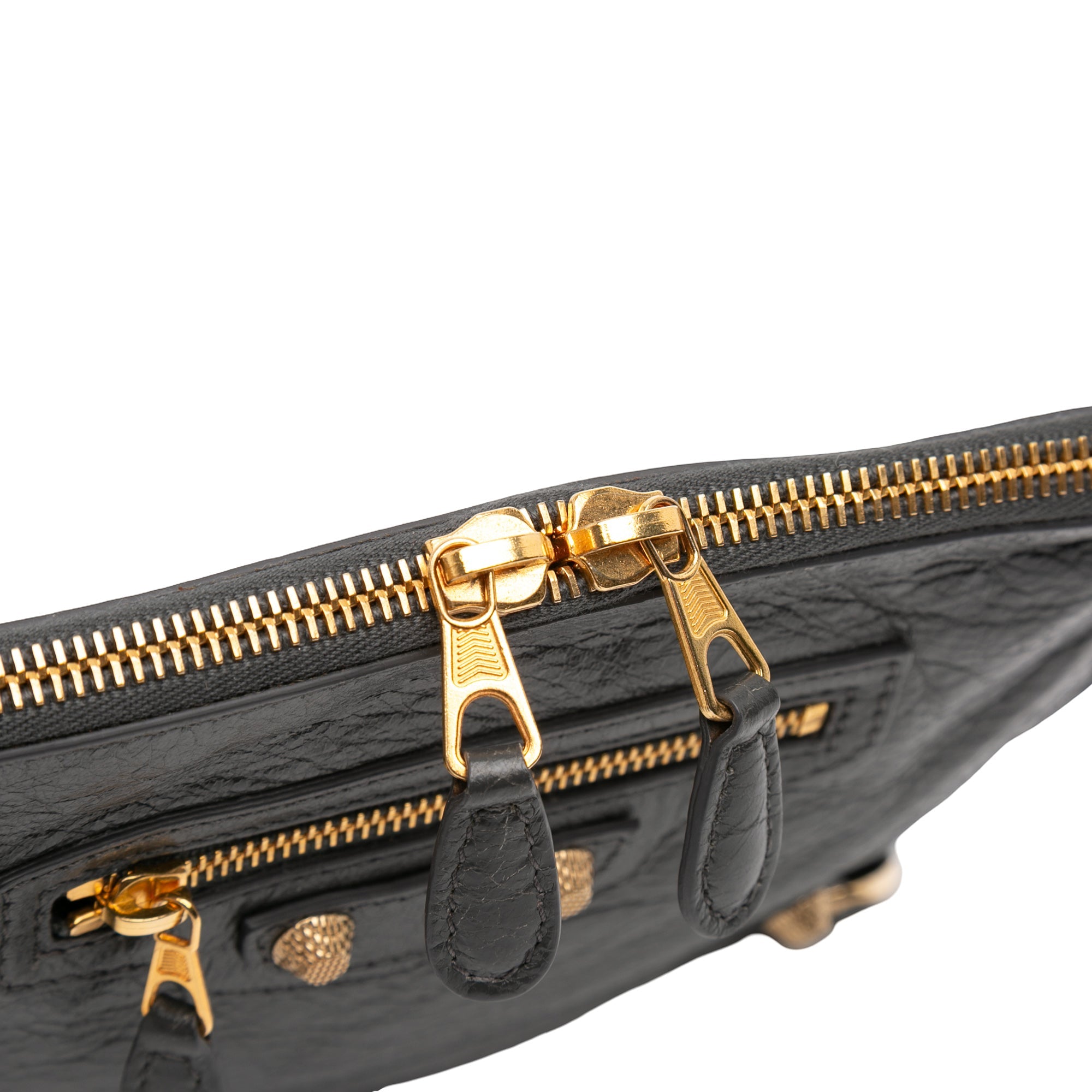 Flat Crossbody Giant Studs Leather
