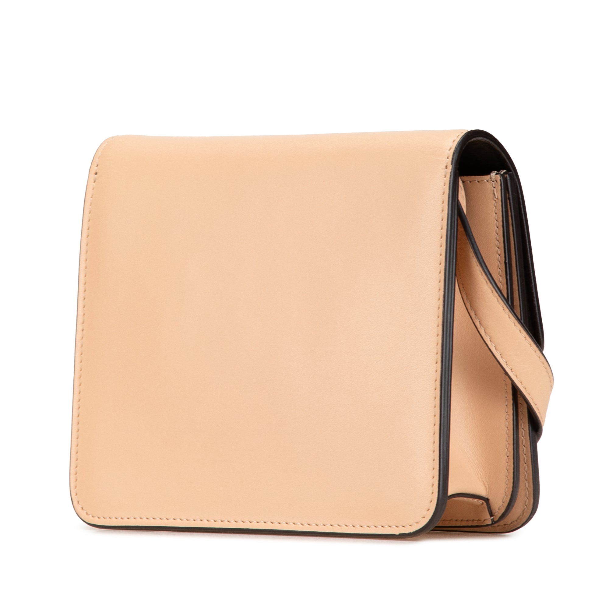 Fab Shoulder Bag Leather with Crystal Detail
