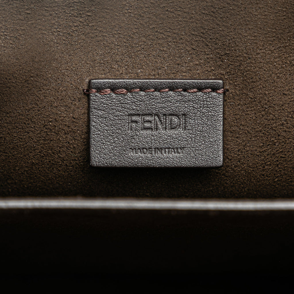Fab Shoulder Bag Leather with Crystal Detail