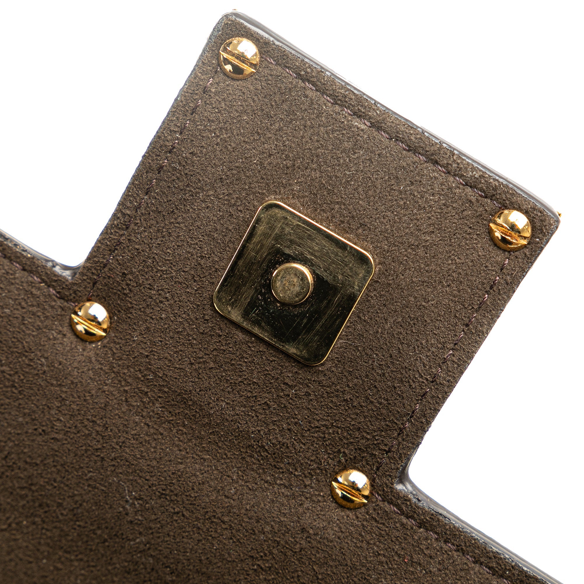 Fab Shoulder Bag Leather with Crystal Detail