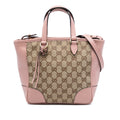 Bree Convertible Tote GG Canvas with Leather Small