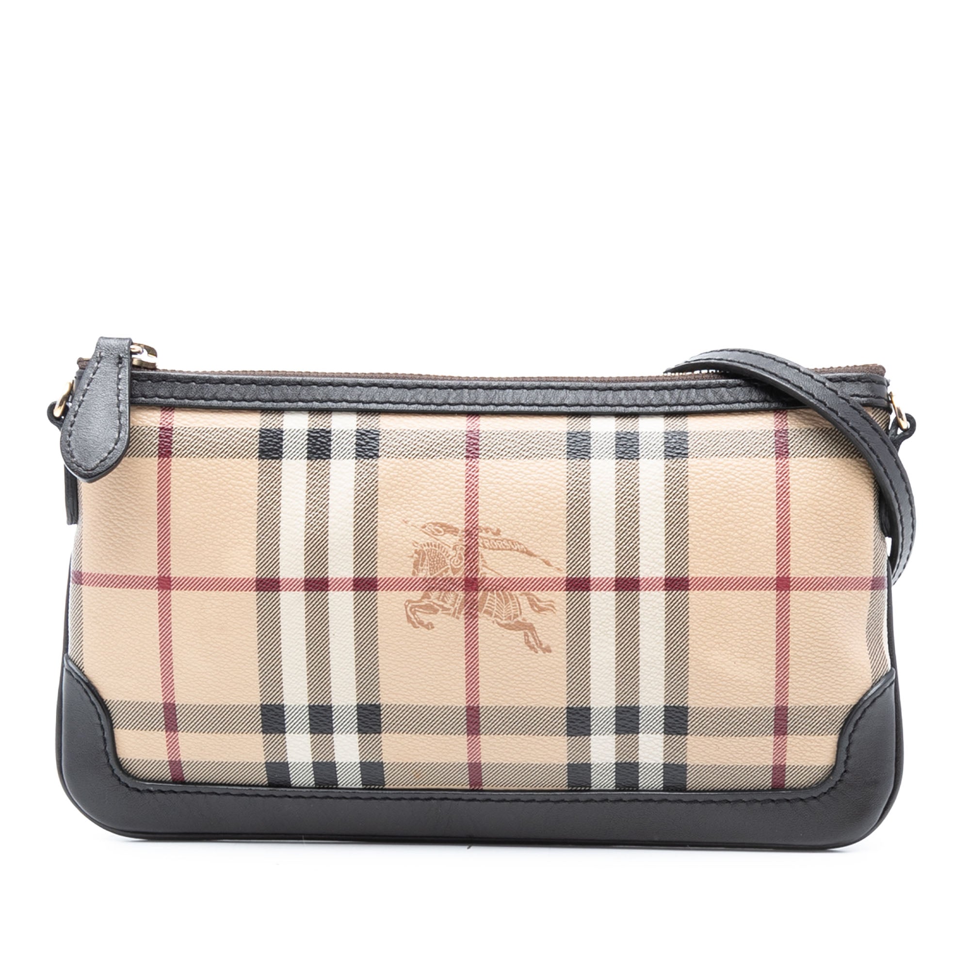 Peyton Crossbody Clutch Haymarket Coated Canvas Small