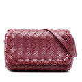 Full Flap Crossbody Bag Intrecciato Nappa Mini
