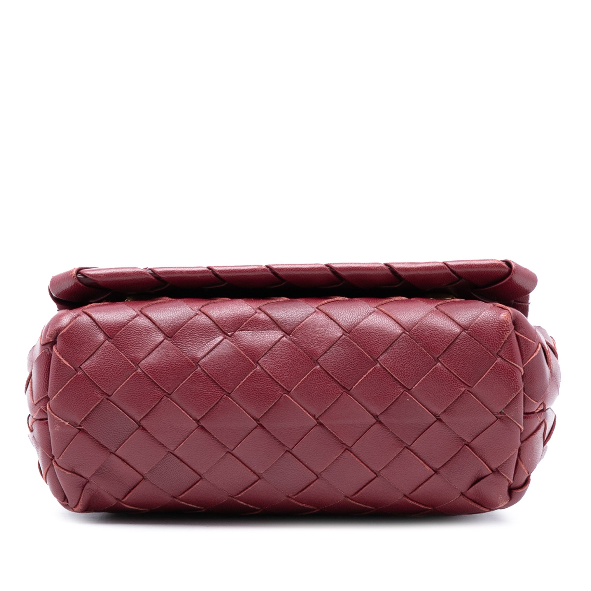 Full Flap Crossbody Bag Intrecciato Nappa Mini
