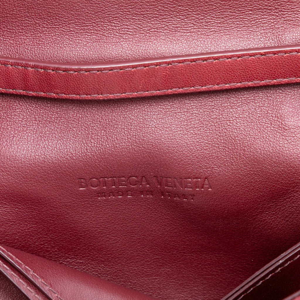 Full Flap Crossbody Bag Intrecciato Nappa Mini