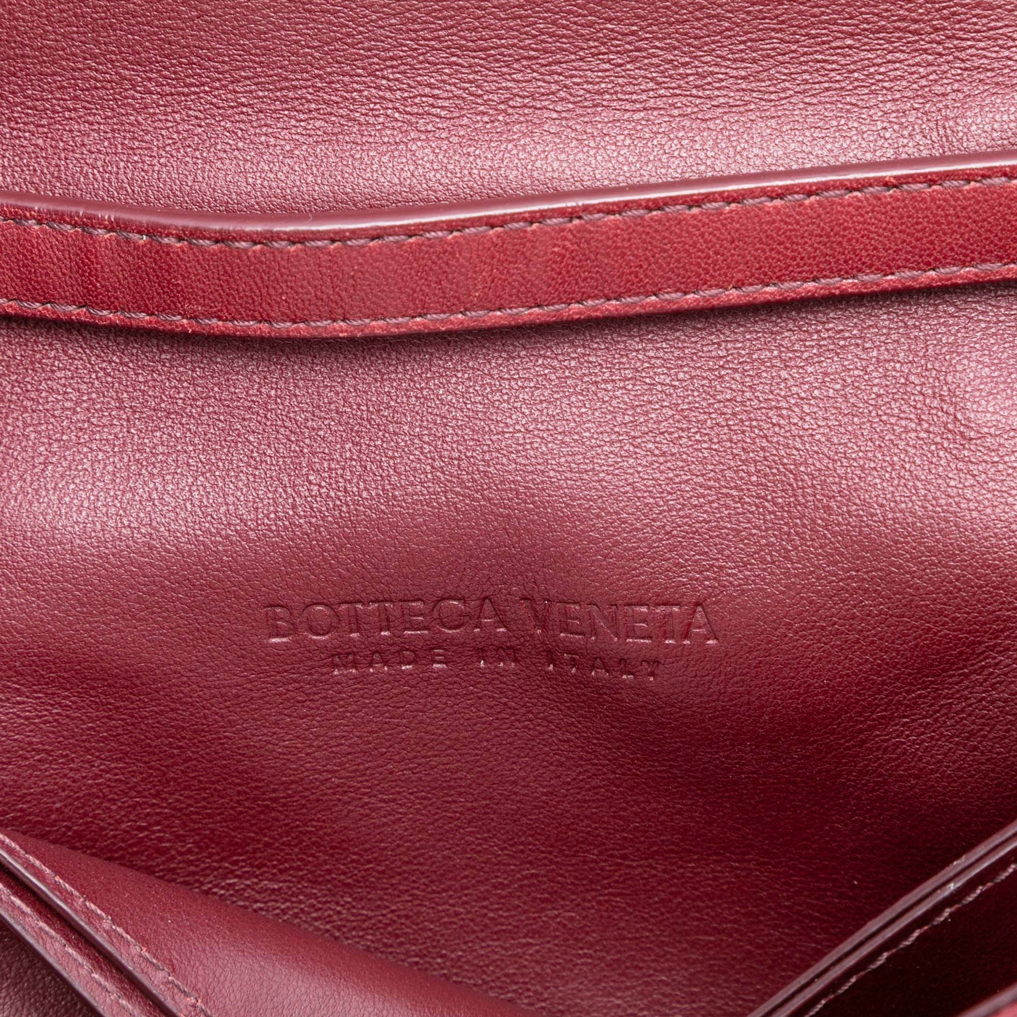 Full Flap Crossbody Bag Intrecciato Nappa Mini