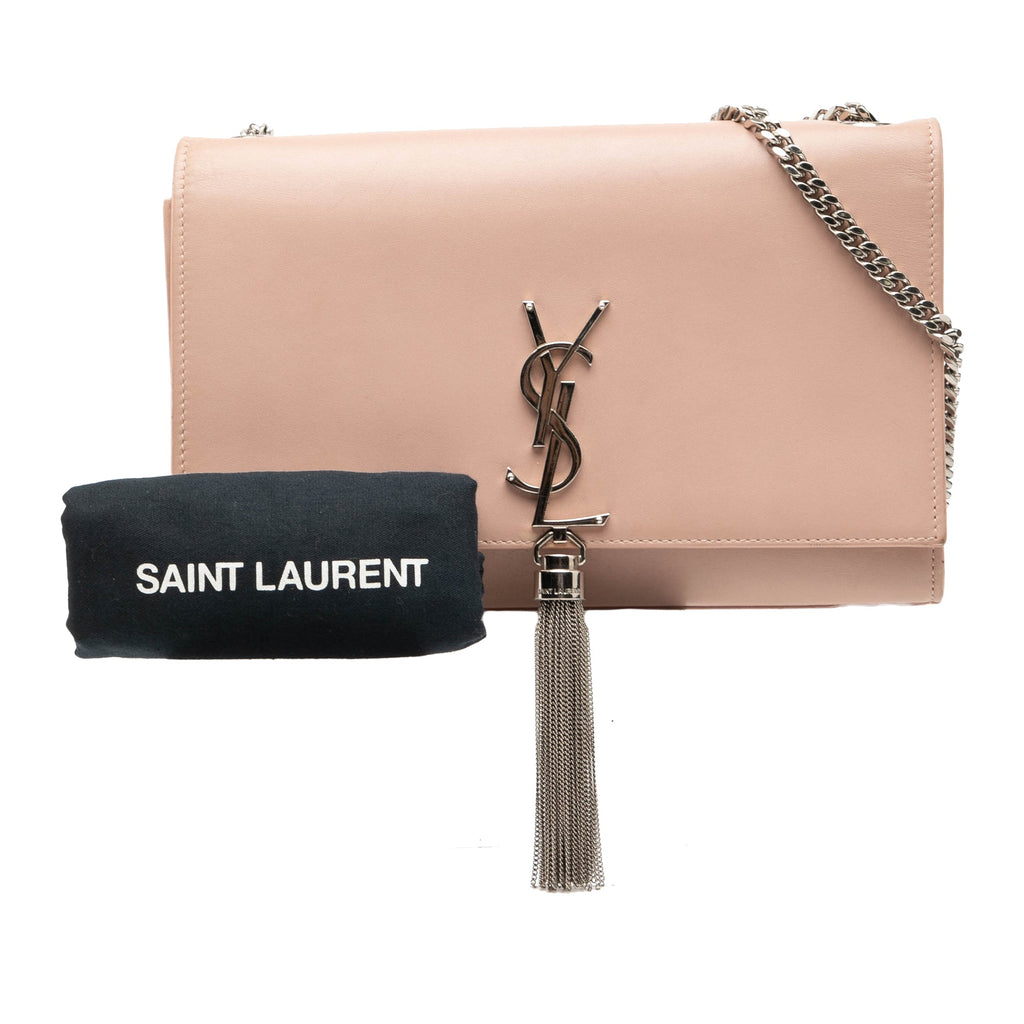 Classic Monogram Tassel Crossbody Bag Leather Medium