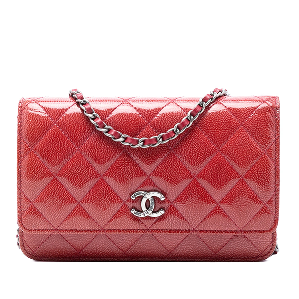 Wallet on Chain Quilted Caviar