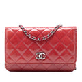 Wallet on Chain Quilted Caviar
