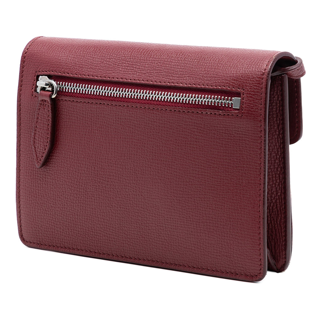 Macken Crossbody Bag Leather and Vintage Check Canvas Baby