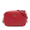 Zip Crossbody Bag Saffiano Leather Mini