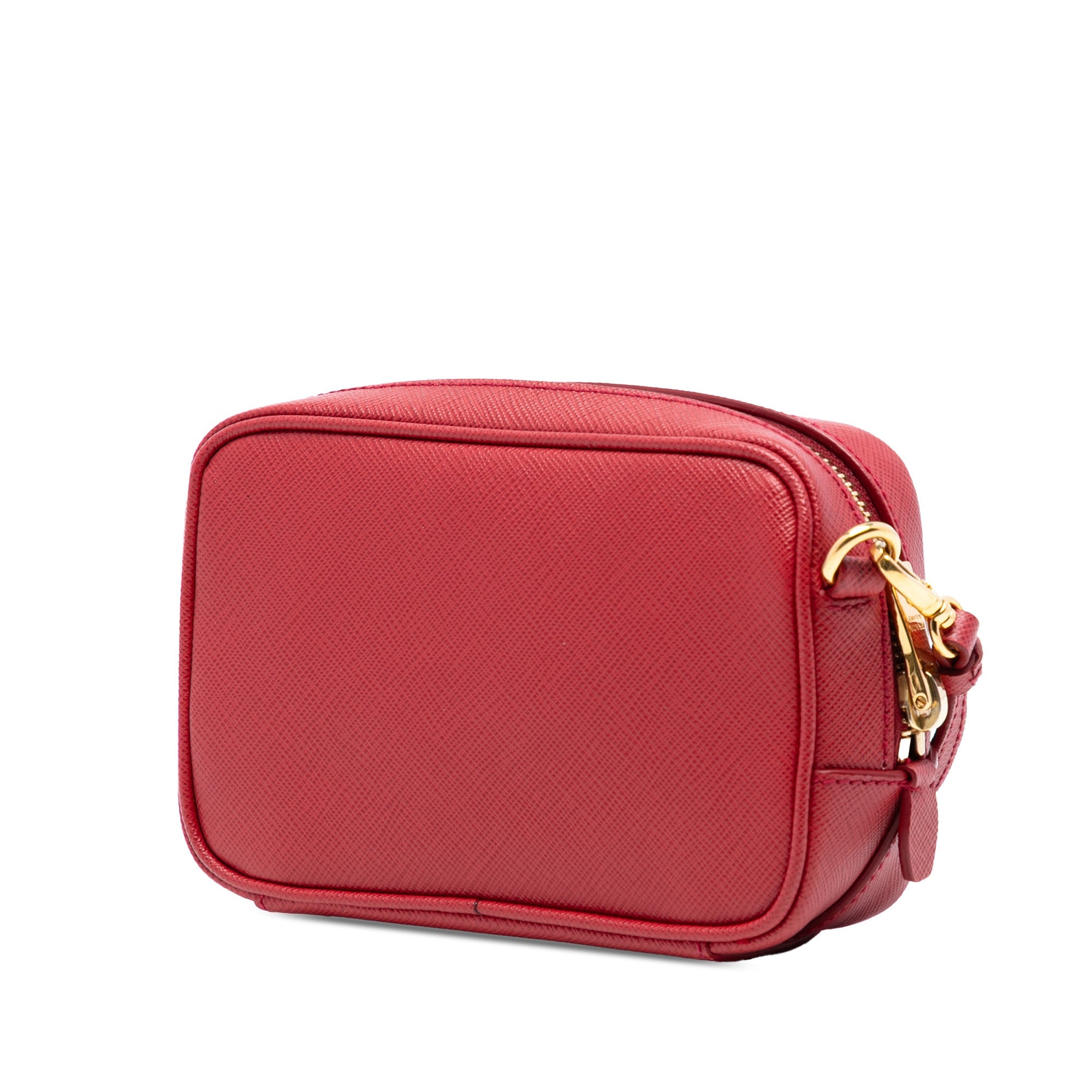 Zip Crossbody Bag Saffiano Leather Mini