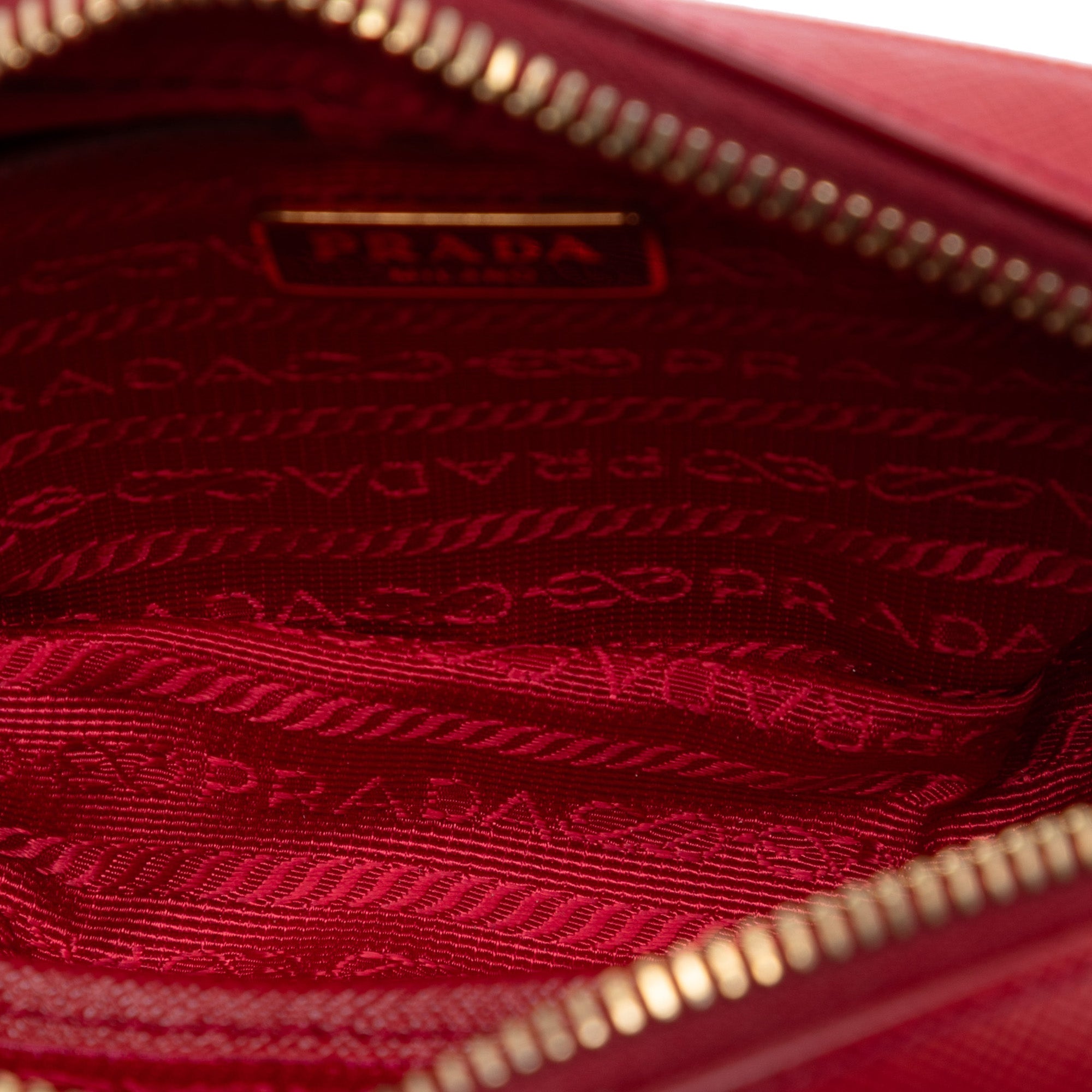 Zip Crossbody Bag Saffiano Leather Mini