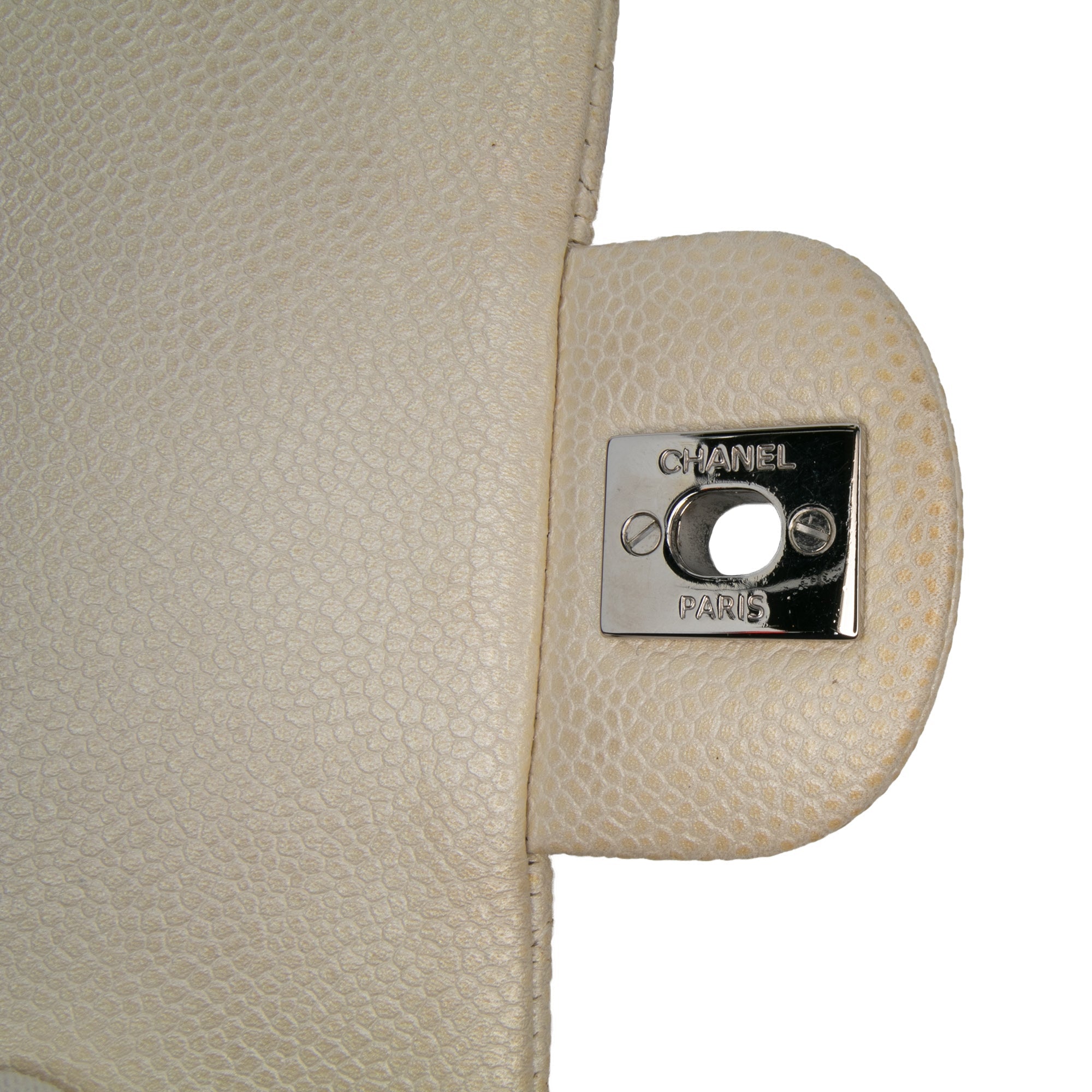 Square Classic Single Flap Bag Quilted Caviar Mini