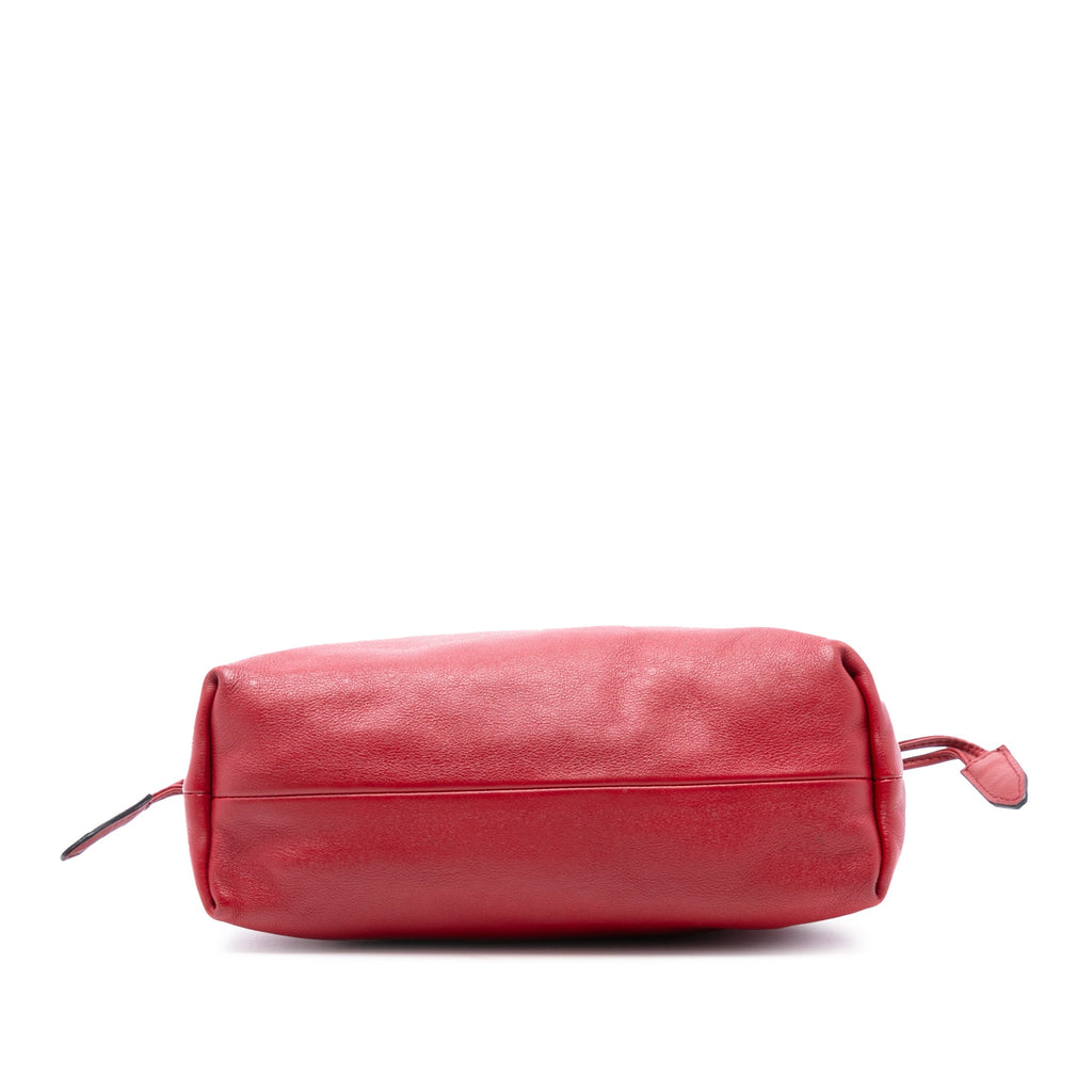 Little Crush Crossbody Bag Leather and House Check Canvas