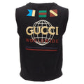Women's Gucci silver diamong argyle floral embellished sweater vest