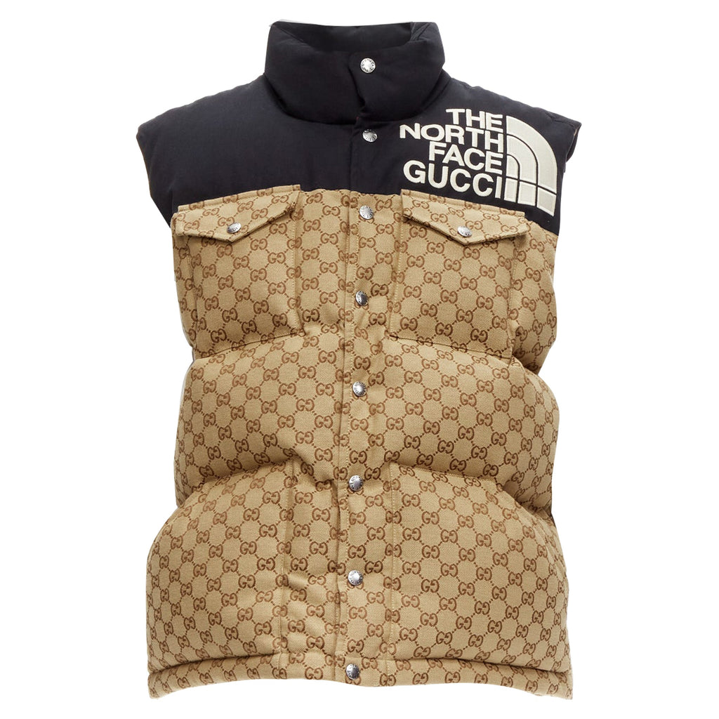Women's Gucci The North Face GG Monogram Padded Vest Jacket